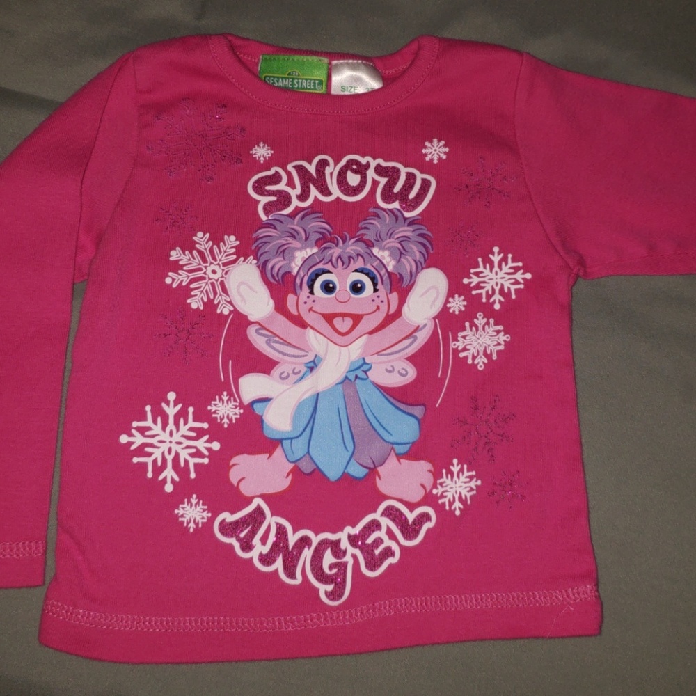 Abby Cadabby 'Snow Angel' long sleeved shirt